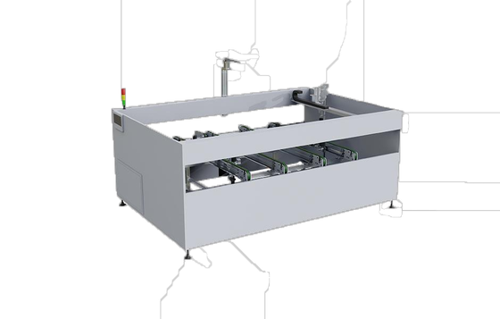 Calidad Máquina de pegado automática de caja de unión solar personalizada para la línea de producción de paneles solares fábrica
